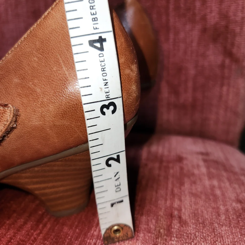 Miz Mooz Brown Heels with Floral Detail - Picture 6 of 6